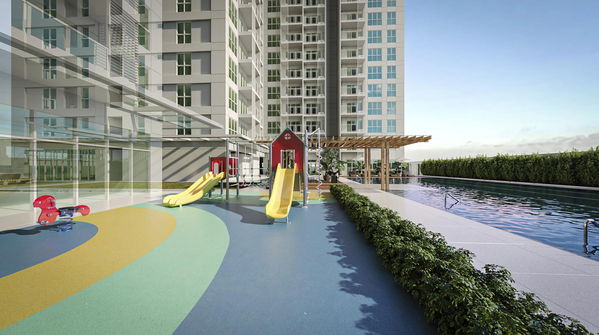 Children’s play area · Artist’s perspective