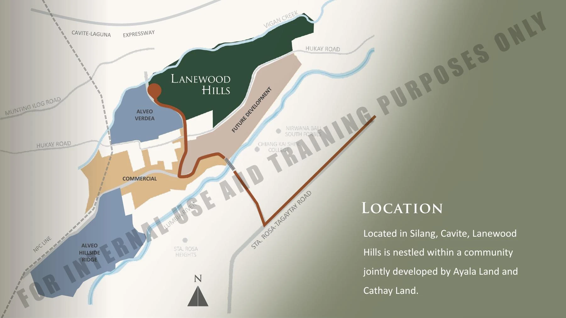 Estate location in Silang, Cavite