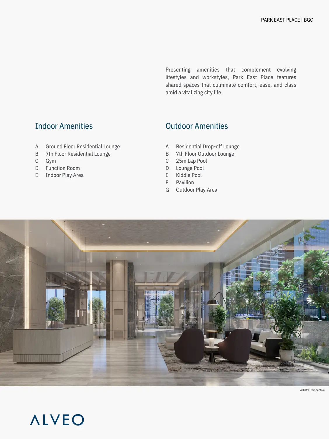 Park East Place Main Lobby